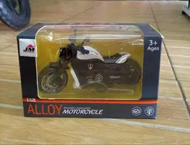 mainan anak diecast alloy motorcycle