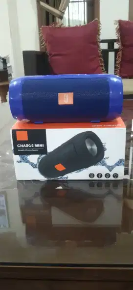 Speaker Aktif Wireless Charge Mini, USB, Bluetooth, 12 jam playtime