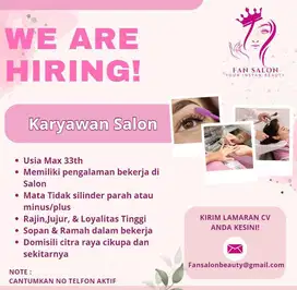 Karyawan salon wanita