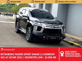 [LOW KM] Mitsubishi Pajero Sport Dakar 2.4 Sunroof 4x2 Hitam 2022/2023