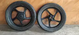 Velg racing ori mio karbu r14 di Parung bogor