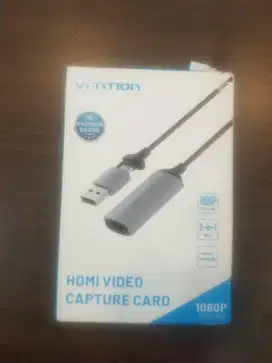 VENTION Video Capture Card USB to HDMI Game Record Streaming (USB & C)