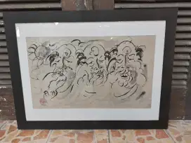 Sketsa lukisan Affandi