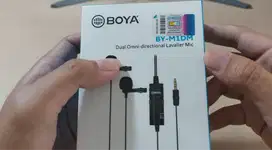 Microphone BOYA M1DM clip on dual wired