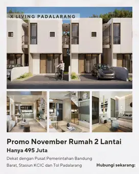 KLASTER RUMAH NGAMPRAH CIMAHI PADALARANG