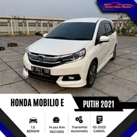 Honda Mobilio E 1.5 At 2021 Km 14 Ribu Record Antik Bergaransi 2 Tahun