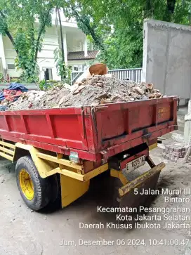 Jasa buang puing sampah proyek