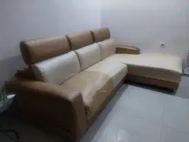 Jual cepat sofa tipe L premium