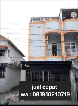 Jual cepat ruko kost 10 pintu