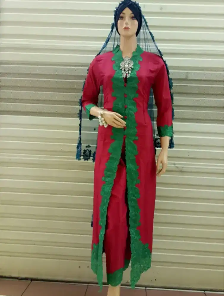 Stelan kebaya panjang + Celana