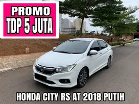 HONDA CITY RS AT 2018 PUTIH PROMO DP 5 JUTA