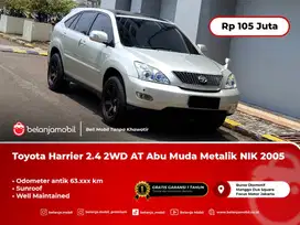 [ LOW KM ] Toyota Harrier 2.4 2WD AT Abu Muda Metalik 2005/2006