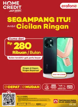 Segampang itu Cicilan HP vivo Y28 8/256GB Tanpa Kartu Kredit