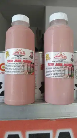 Susu jahe merah minuman tradisional