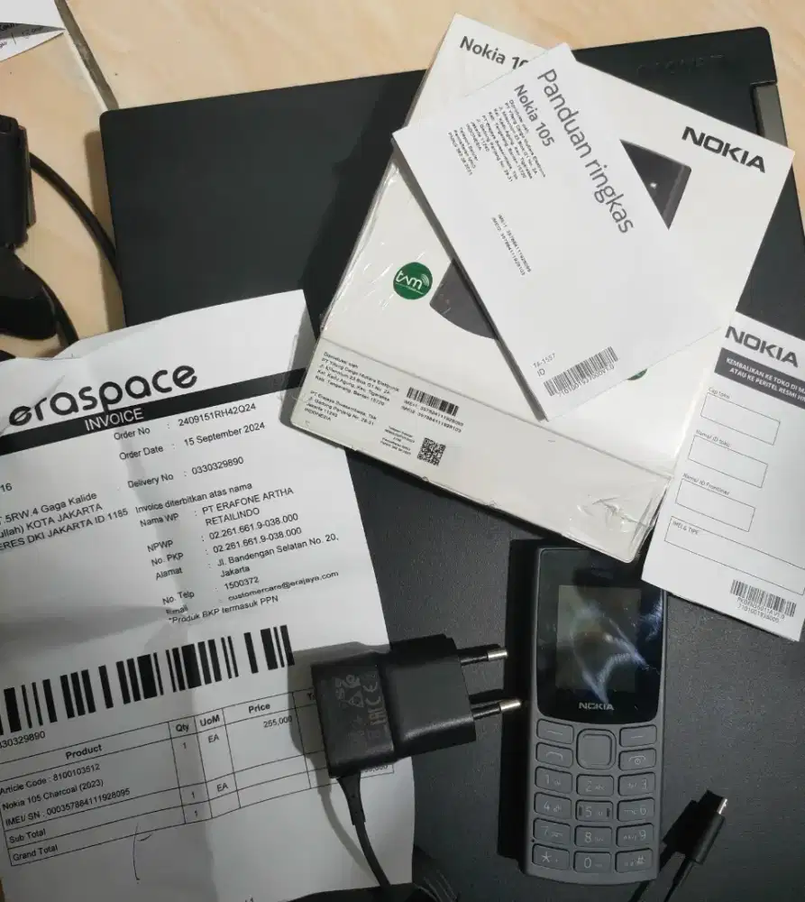 Nokia 105 (2023) duel sim - charcoal