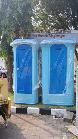 Toilet Portable, Toilet Darurat Toilet Fiberglas Praktis Mudah Dipinda