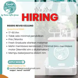 Lowongan BARISTA RIDERS