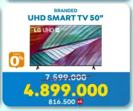 SMART TV LG UHD 4K AI ThinQ 50UR7500PSC HDR10PRO