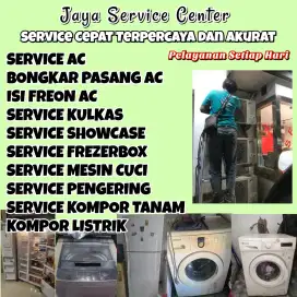 Service AC Bongkar Pasang AC Servis Mesin Cuci Kulkas Frezer Jambangan