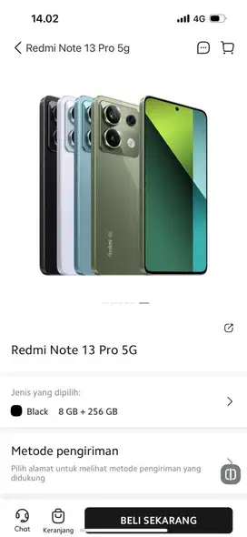 Redmi Note 13 Pro 5G Ram 8/256 Gb Garansi Resmi