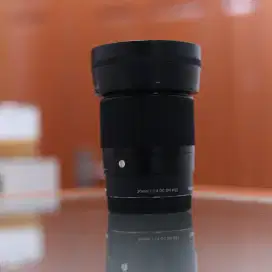 Lensa Fix Sony Sigma 30mm F1.4 DC DN Fullset Box E Mount