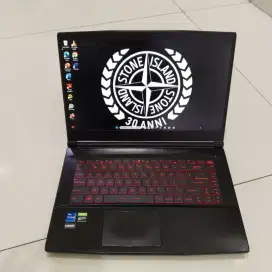 MSI GF63 i7 Gen 11th NVIDIA GeForce GTX 1650 Ram 8GB SSD 512GB