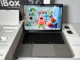 MacBook Pro 14 inch Chip M3 2023 Ssd 512 gb on garansi