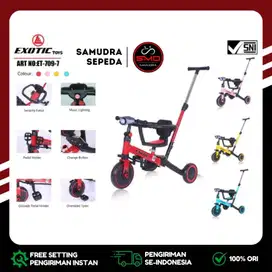 Sepeda Anak Pushbike Balance Exotic 709-7 Dorongan Musik Murah BDG