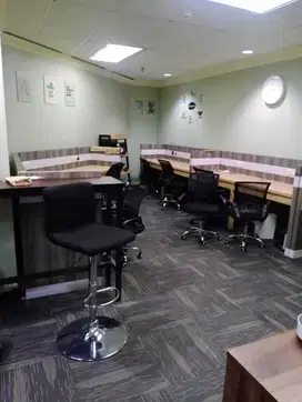 SEWA KANTOR DI JAKARTA SELATAN SUDIRMAN  65M2 PARTISI 175K NEGO