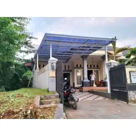 Kanopi carport teres atap solarflat mewah