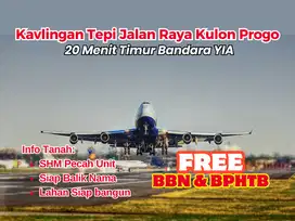 Tanah Kawasan Bandara YIA Wates, Lokasi AJB di Notaris