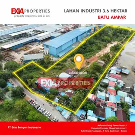 Dialihkan lahan  3.6 ha  Batu Ampar  Batam