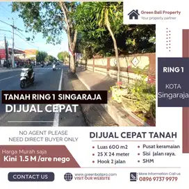 Tanah murah pusat kota Singaraja Bali