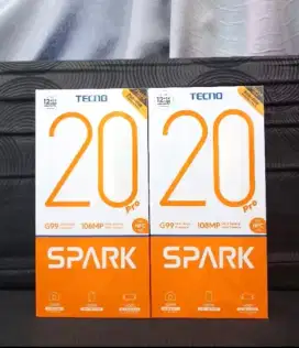 Tecno Spark 20 Pro 8+8/256 Garansi Resmi Baru Dan segel