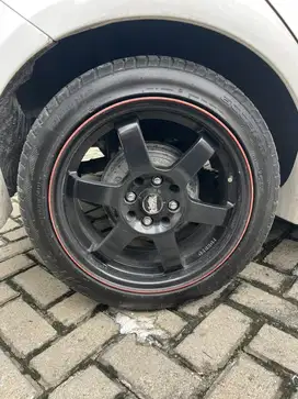 Velg TE37 dan ban Hsr R16