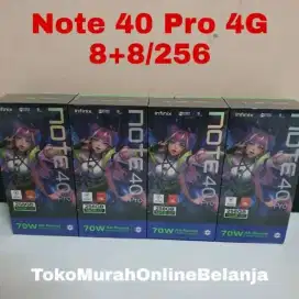 SALE INFINIX NOTE 40 PRO 4G 8/256 BARU FRESH