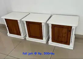 Nakash / Bed Side Table Full Jati :
