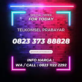 Nomor Cantik Kartu As Telkomsel 88828 , 8828 , 8882