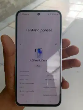 Samsung A55G RAM 12/256 NO MINUS BARU 1 BULAN FULL SET