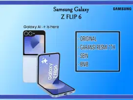 Samsung Galaxy Z Flip 6 series Resmi 1Th