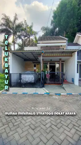 Rumah minimalis Cantik dekat Araya di Teluk Bayur Blimbing Malang