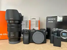 Kamera Mirrorless Sony Alpha 6400 kit 18-105mm