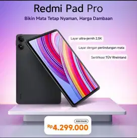 XIAOMI PAD PRO 8/256 NEW GARANSI RESMI‼️