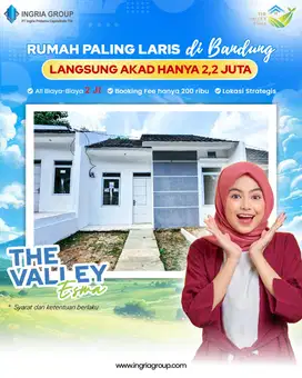 The Valley Esma Rumah Subsidi Dp 0% berkualitas di Bandung Timur