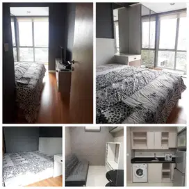 di sewakan apartemen the mansion kemayoran tipe 2 bedroom lt 10 furnis