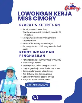 Lowongan Kerja Miss Cimory