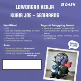 Lowongan Kerja Kurir Motor JNE