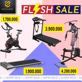 Promo Toko Treadmill Elektrik II Sepeda Statis II Home gym Alat fitnes