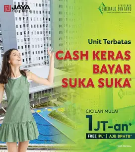 Apartemen Emerald Bintaro Siap Huni  Dapatkan Disc up 100jt* an