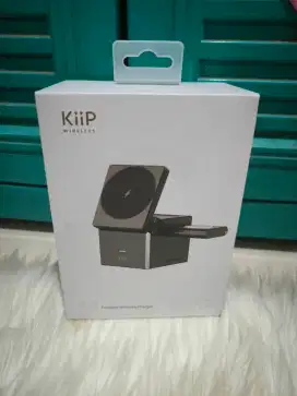 Kiip T1 Magnetic Wireless Charging 3in1 Fast Charging 15W  Foldable